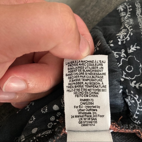 Free People Distressed Blossom Rigid Skinny Jeans - Picture 16 of 16